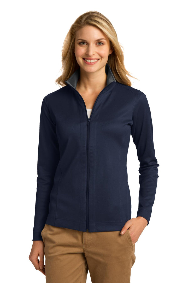 Port Authority¨ Ladies Vertical Texture Full-Zip Jacket. L805