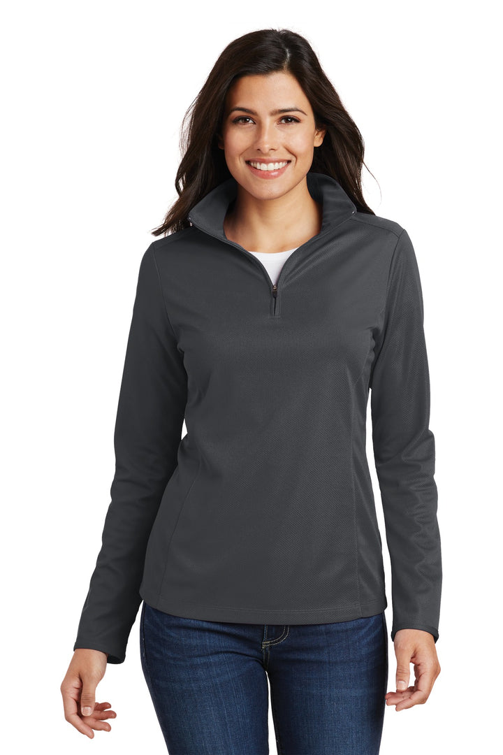 Port Authority¨ Ladies Pinpoint Mesh 1/2-Zip . L806