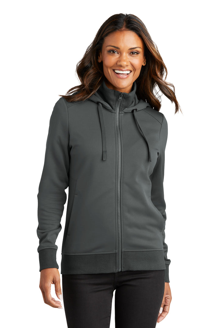 Port Authority¨ Ladies Smooth Fleece Hooded Jacket L814