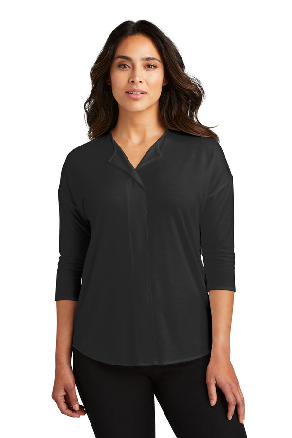 Port Authority¨ Ladies Concept 3/4-Sleeve Soft Split Neck Top. LK5433