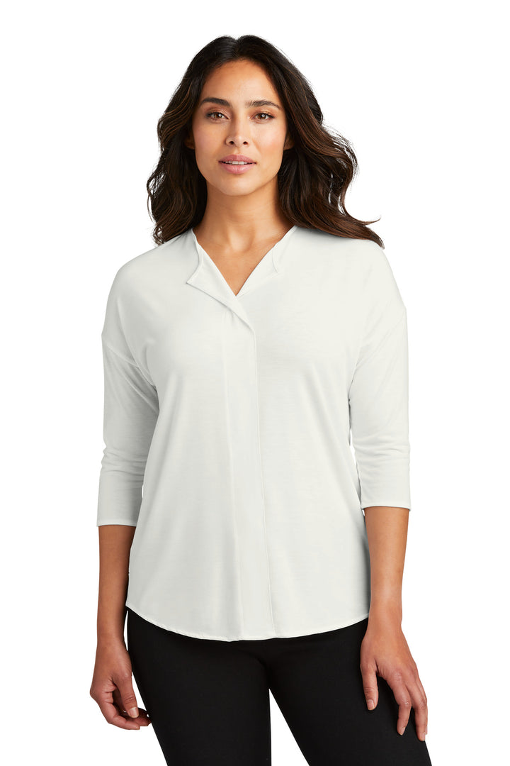 Port Authority¨ Ladies Concept 3/4-Sleeve Soft Split Neck Top. LK5433
