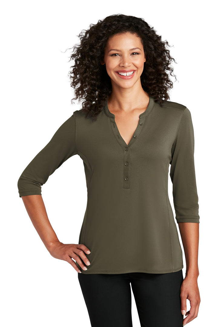 Port Authority ¨  Ladies UV Choice Pique Henley LK750