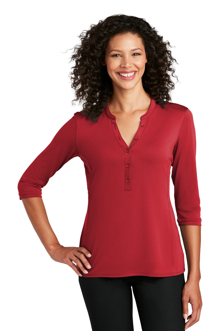 Port Authority ¨  Ladies UV Choice Pique Henley LK750