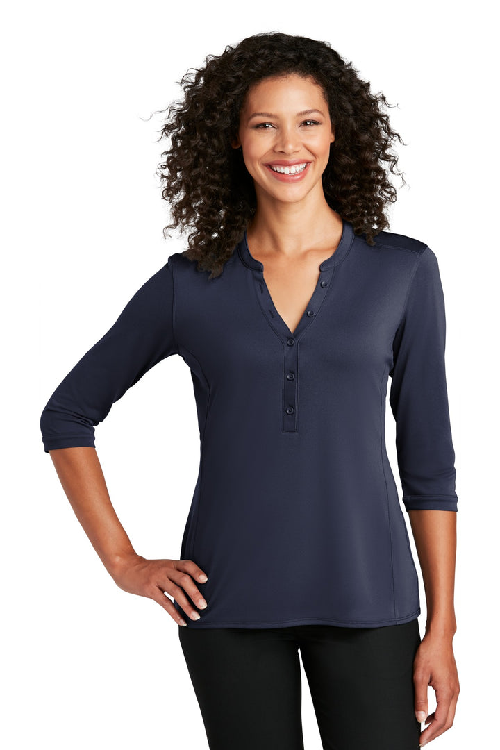 Port Authority ¨  Ladies UV Choice Pique Henley LK750