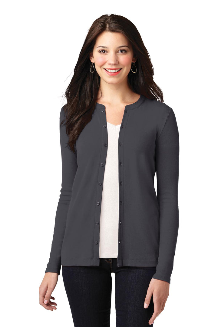 Port Authority¨ Ladies Concept Stretch Button-Front Cardigan. LM1008