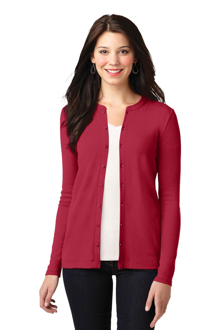 Port Authority¨ Ladies Concept Stretch Button-Front Cardigan. LM1008