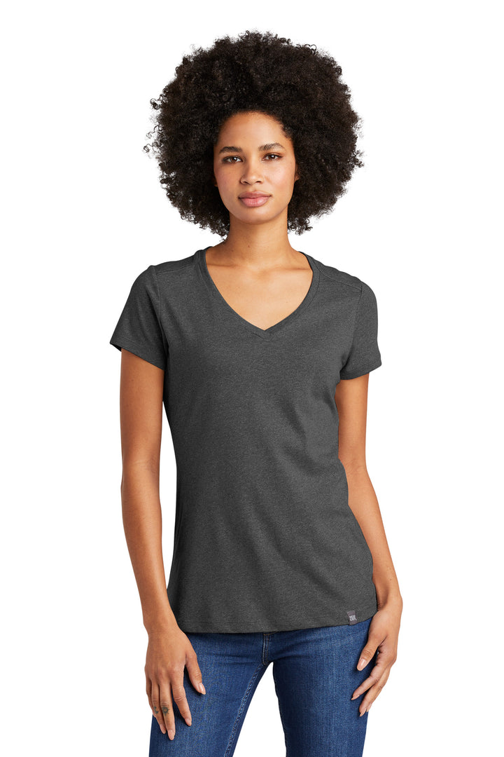 New Era ¨ Ladies Heritage Blend V-Neck Tee. LNEA101