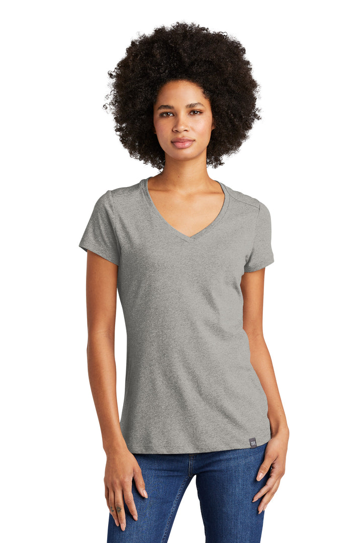 New Era ¨ Ladies Heritage Blend V-Neck Tee. LNEA101