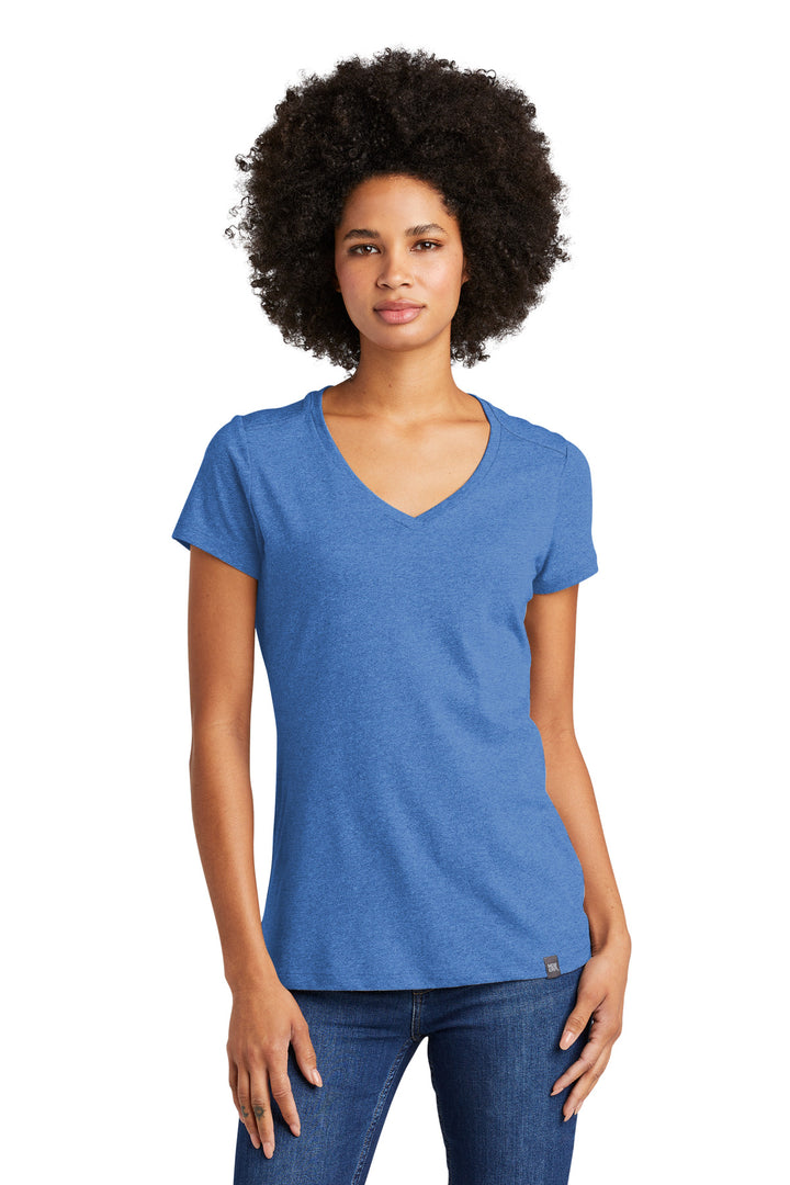 New Era ¨ Ladies Heritage Blend V-Neck Tee. LNEA101