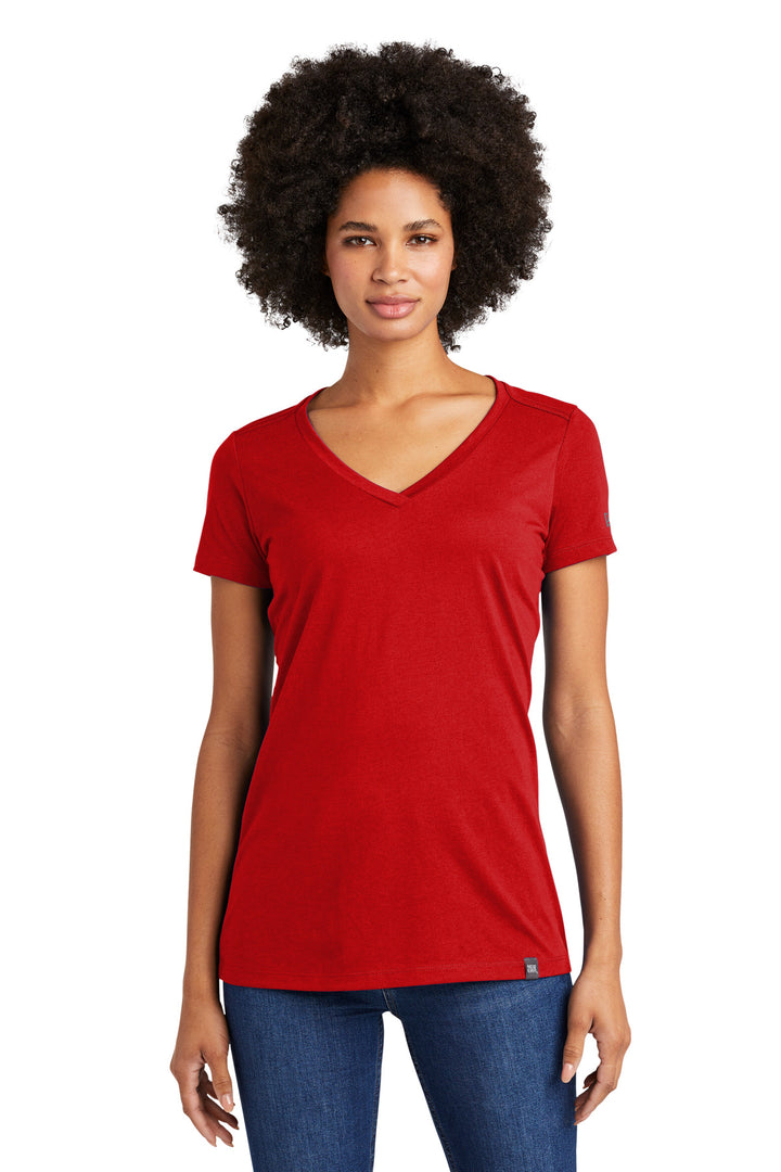 New Era ¨ Ladies Heritage Blend V-Neck Tee. LNEA101
