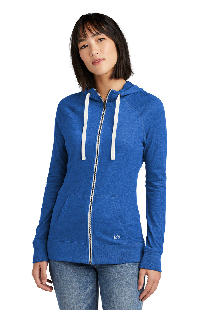 New Era ¨ Ladies Sueded Cotton Blend Full-Zip Hoodie. LNEA122