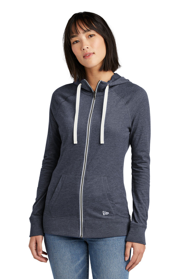 New Era ¨ Ladies Sueded Cotton Blend Full-Zip Hoodie. LNEA122
