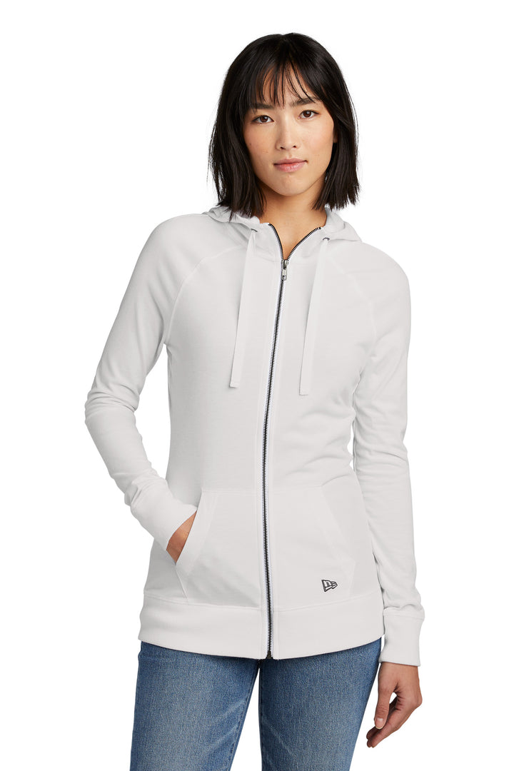 New Era ¨ Ladies Sueded Cotton Blend Full-Zip Hoodie. LNEA122