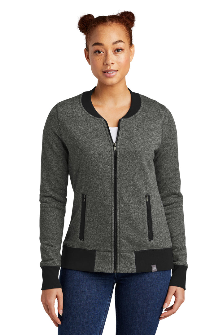 New Era ¨ Ladies French Terry Baseball Full-Zip. LNEA503
