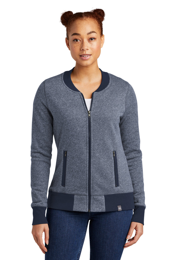 New Era ¨ Ladies French Terry Baseball Full-Zip. LNEA503