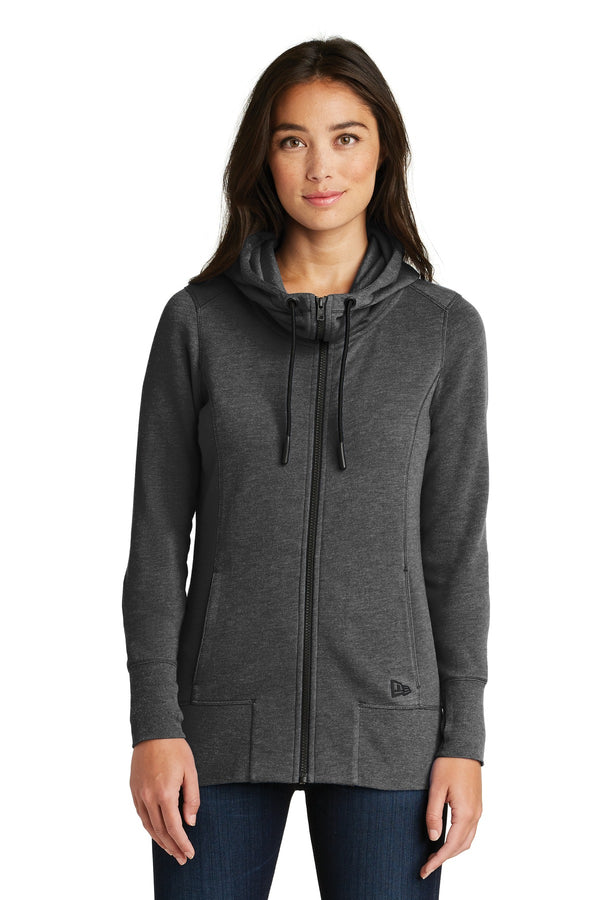 New Era ¨ Ladies Tri-Blend Fleece Full-Zip Hoodie. LNEA511