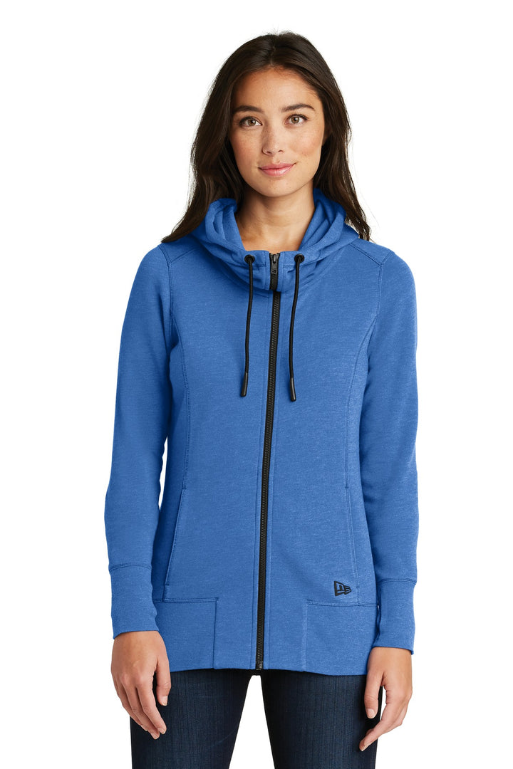 New Era ¨ Ladies Tri-Blend Fleece Full-Zip Hoodie. LNEA511