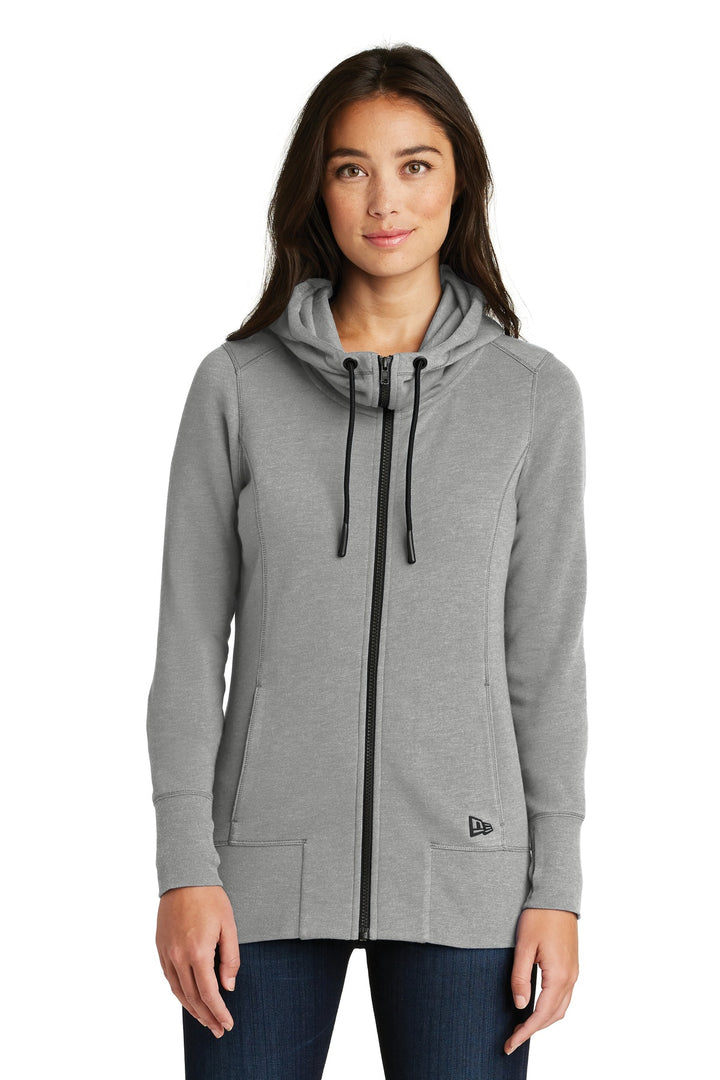 New Era ¨ Ladies Tri-Blend Fleece Full-Zip Hoodie. LNEA511