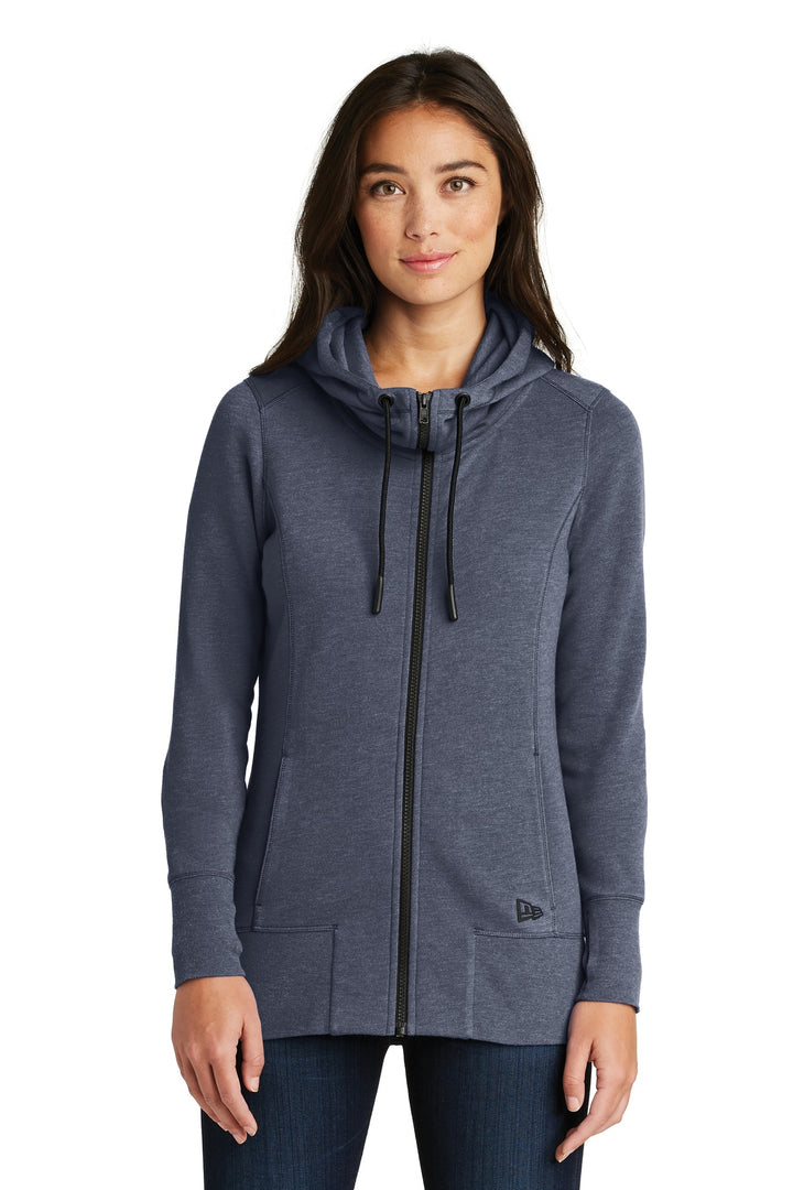 New Era ¨ Ladies Tri-Blend Fleece Full-Zip Hoodie. LNEA511