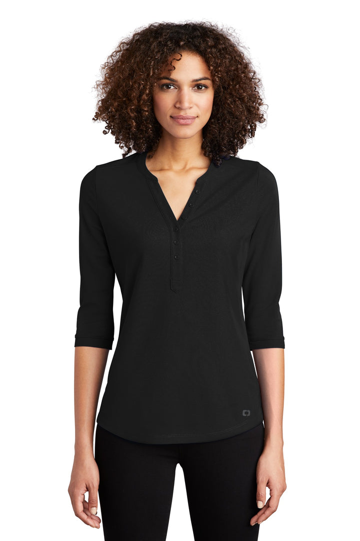 OGIO ¨ Ladies Jewel Henley LOG104