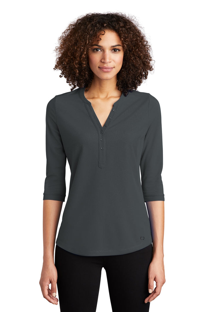OGIO ¨ Ladies Jewel Henley LOG104