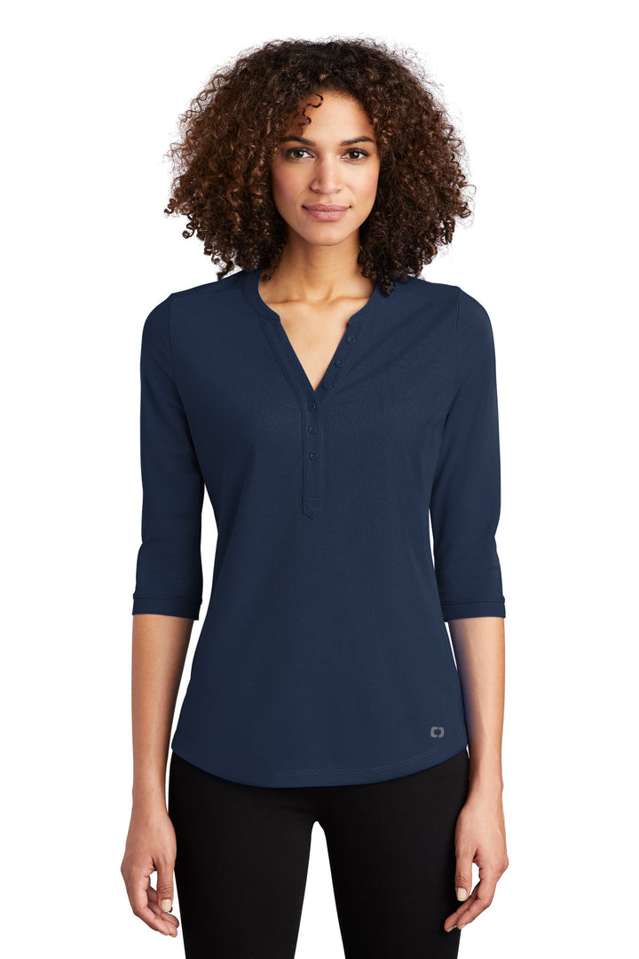 OGIO ¨ Ladies Jewel Henley LOG104
