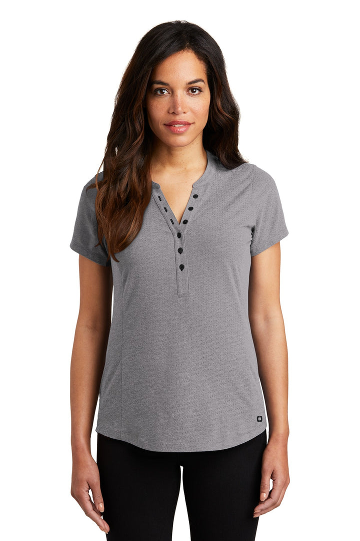 OGIO ¨ Ladies Tread Henley. LOG136