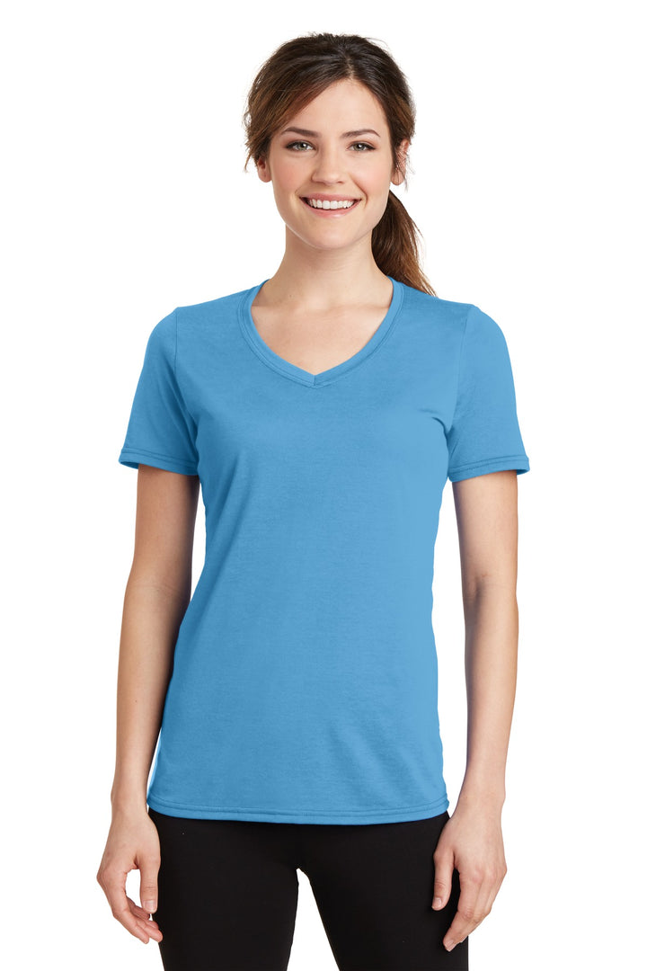 Port & Company¨ Ladies Performance Blend V-Neck Tee. LPC381V