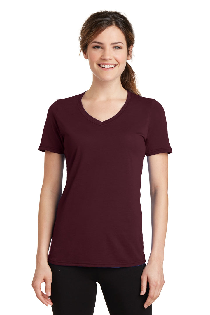 Port & Company¨ Ladies Performance Blend V-Neck Tee. LPC381V