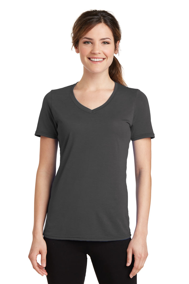Port & Company¨ Ladies Performance Blend V-Neck Tee. LPC381V