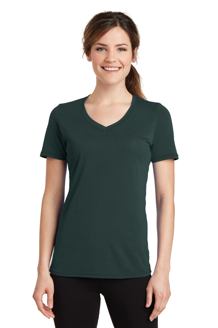 Port & Company¨ Ladies Performance Blend V-Neck Tee. LPC381V