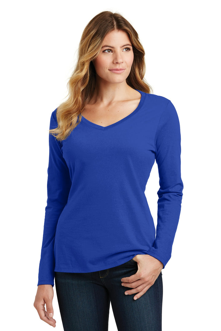 Port & Company¨ Ladies Long Sleeve Fan Favorite V-Neck Tee. LPC450VLS
