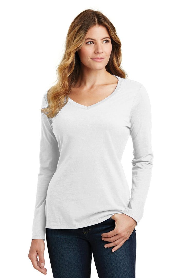 Port & Company¨ Ladies Long Sleeve Fan Favorite V-Neck Tee. LPC450VLS