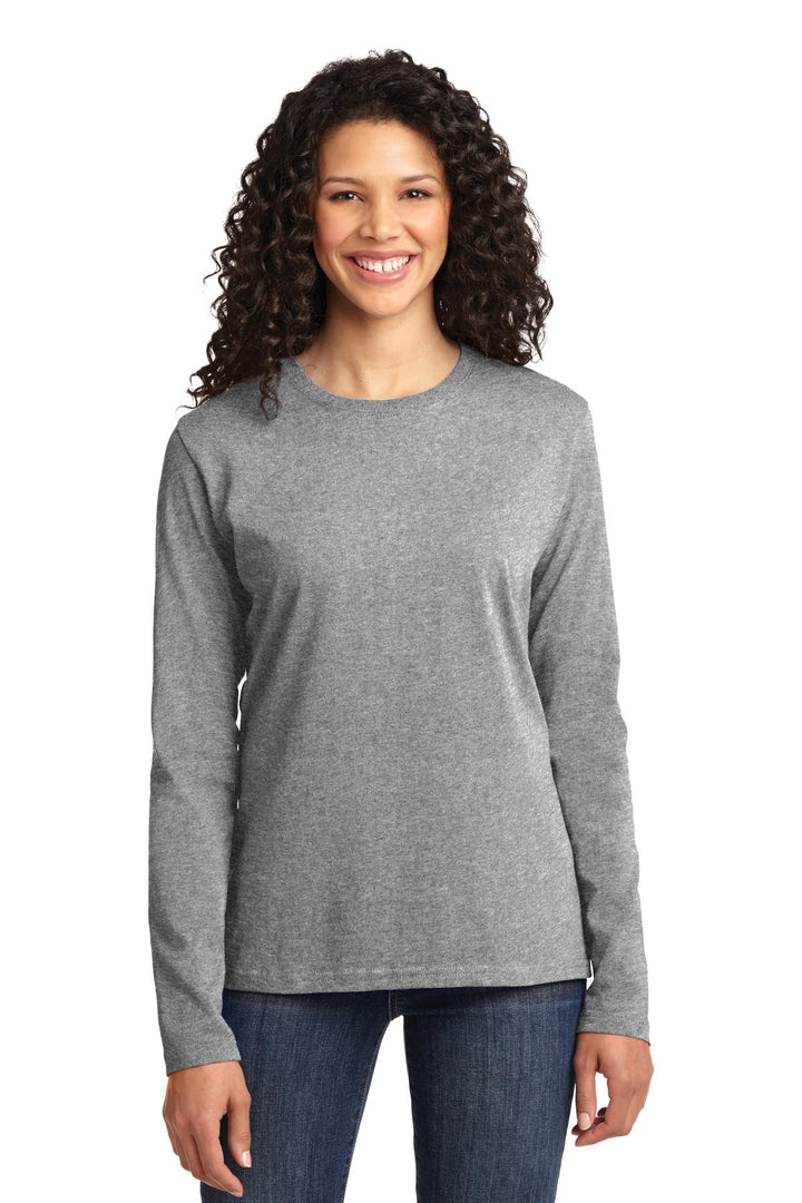 Port & Company¨ Ladies Long Sleeve Core Cotton Tee. LPC54LS