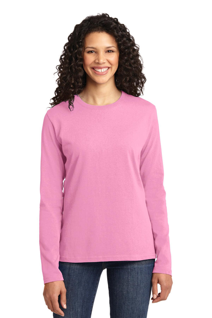 Port & Company¨ Ladies Long Sleeve Core Cotton Tee. LPC54LS
