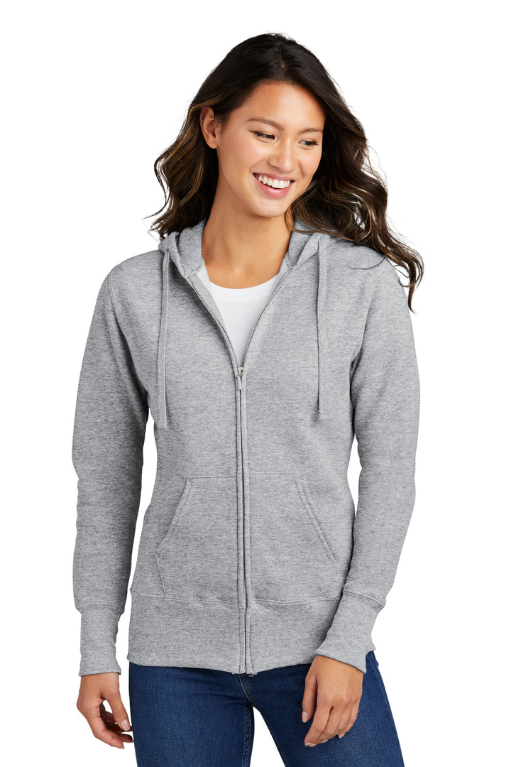 Port & Company¨ Ladies Core Fleece Full-Zip Hooded Sweatshirt. LPC78ZH