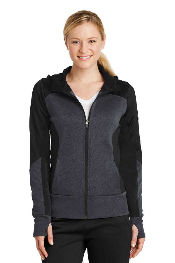 Sport-Tek¨ Ladies Tech Fleece Colorblock Full-Zip Hooded Jacket. LST245