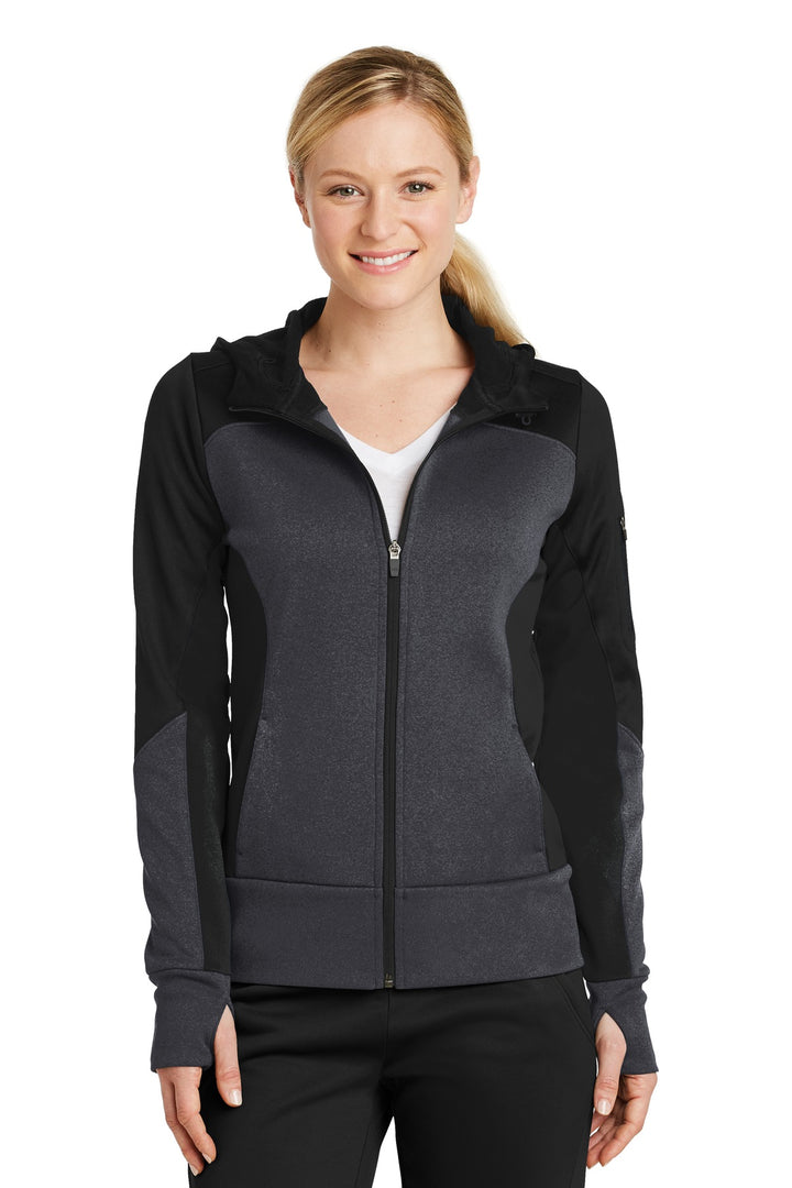 Sport-Tek¨ Ladies Tech Fleece Colorblock Full-Zip Hooded Jacket. LST245