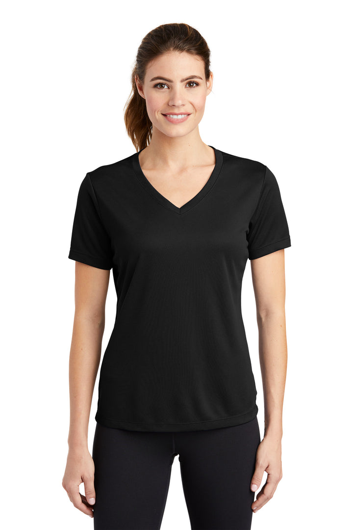 Sport-Tek¨ Ladies PosiCharge¨ RacerMesh¨ V-Neck Tee. LST340