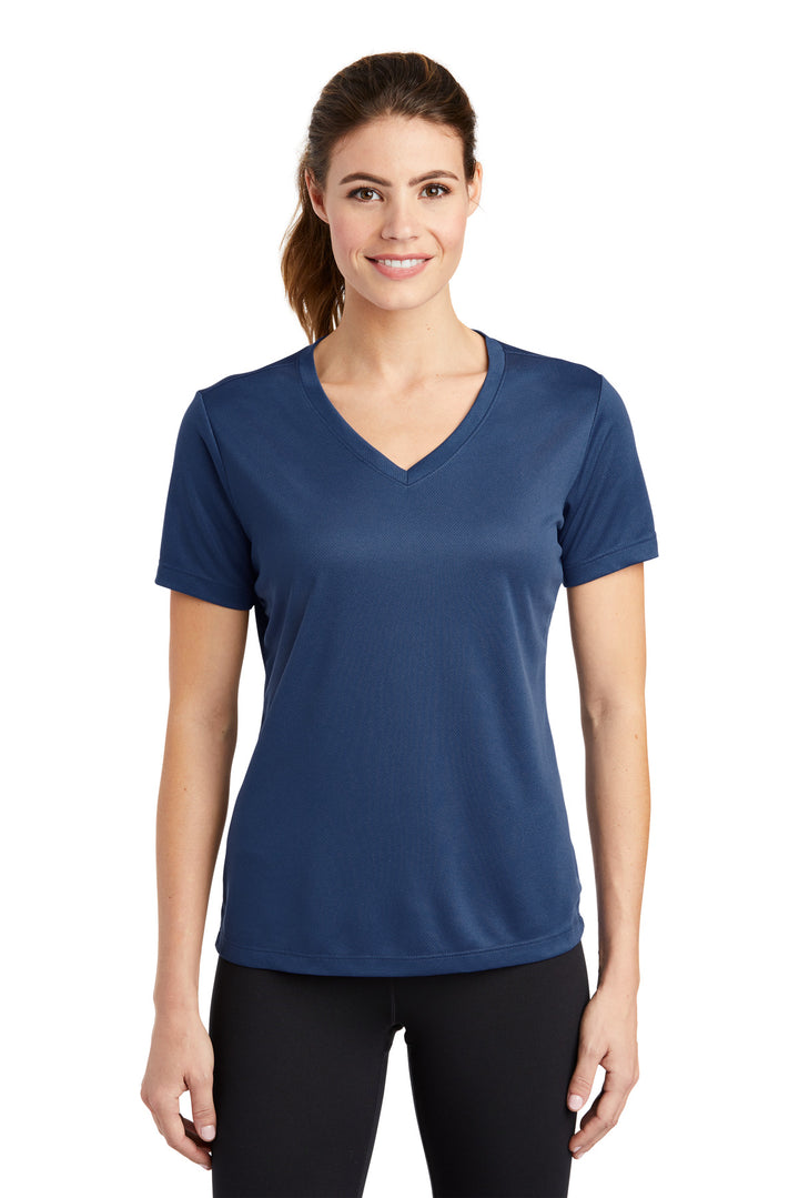 Sport-Tek¨ Ladies PosiCharge¨ RacerMesh¨ V-Neck Tee. LST340