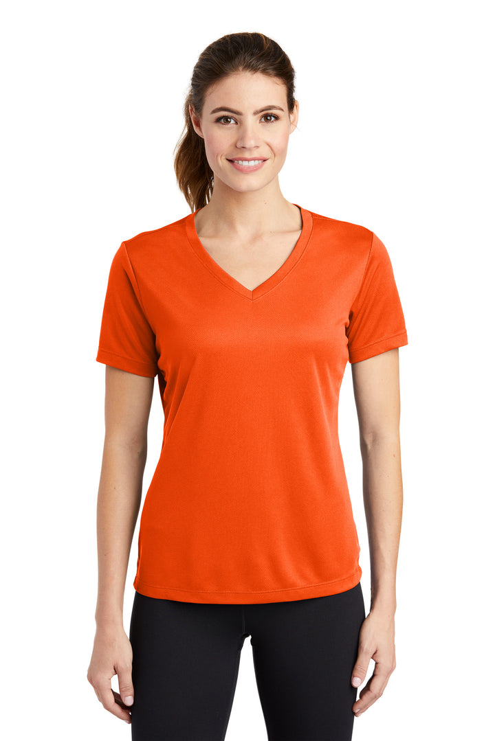 Sport-Tek¨ Ladies PosiCharge¨ RacerMesh¨ V-Neck Tee. LST340
