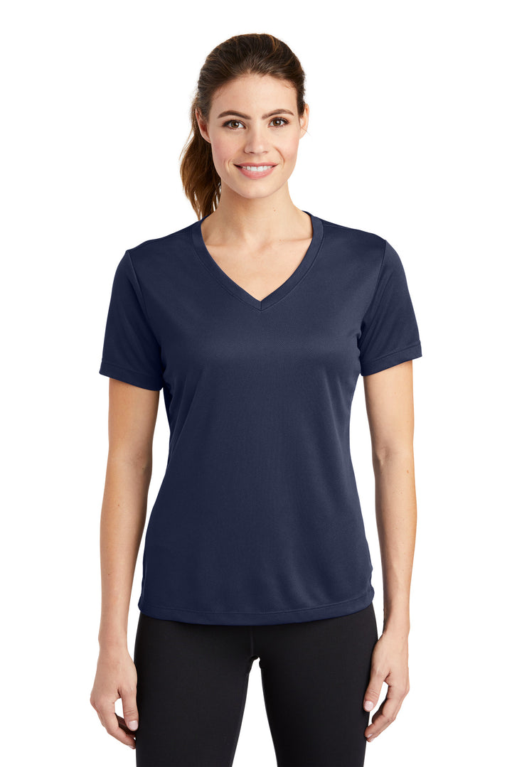 Sport-Tek¨ Ladies PosiCharge¨ RacerMesh¨ V-Neck Tee. LST340