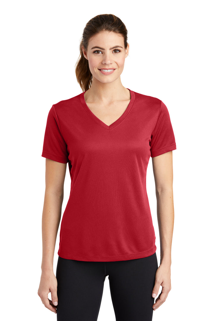 Sport-Tek¨ Ladies PosiCharge¨ RacerMesh¨ V-Neck Tee. LST340
