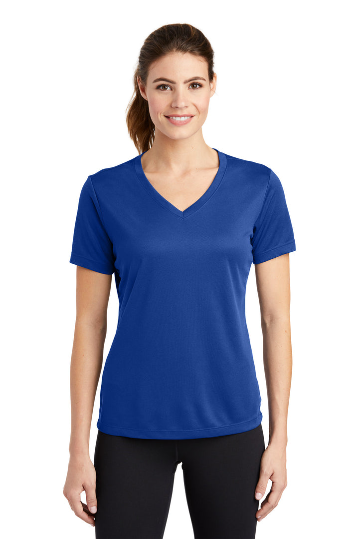 Sport-Tek¨ Ladies PosiCharge¨ RacerMesh¨ V-Neck Tee. LST340