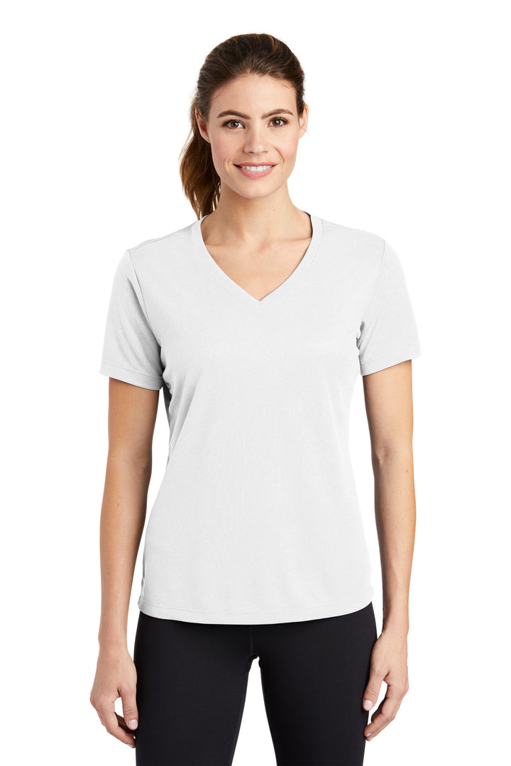Sport-Tek¨ Ladies PosiCharge¨ RacerMesh¨ V-Neck Tee. LST340