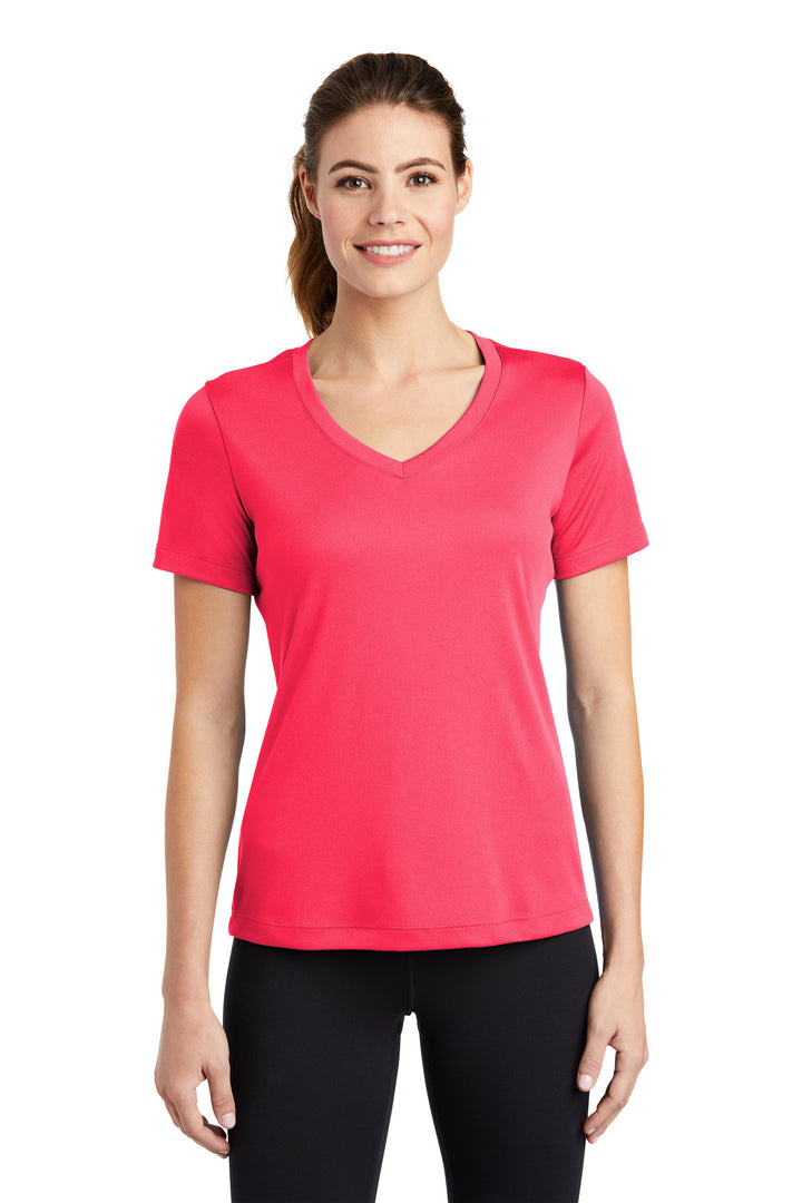 Sport-Tek¨ Ladies PosiCharge¨ Competitor™ V-Neck Tee. LST353