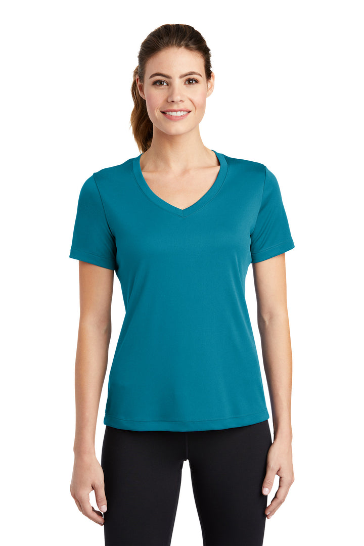 Sport-Tek¨ Ladies PosiCharge¨ Competitor™ V-Neck Tee. LST353