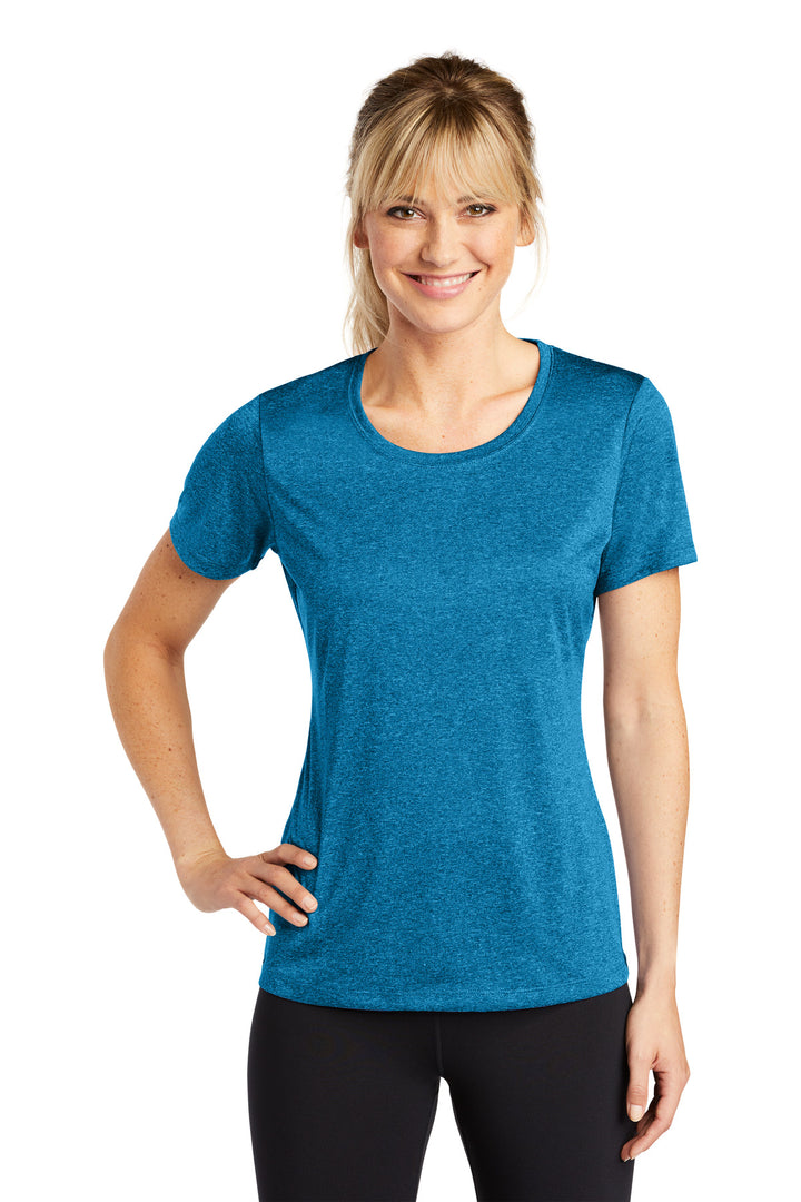 Sport-Tek¨ Ladies Heather Contender™ Scoop Neck Tee. LST360