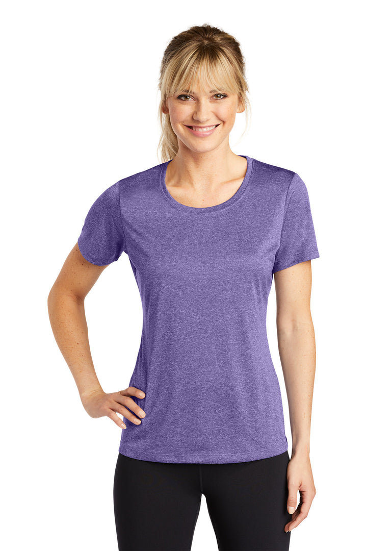 Sport-Tek¨ Ladies Heather Contender™ Scoop Neck Tee. LST360