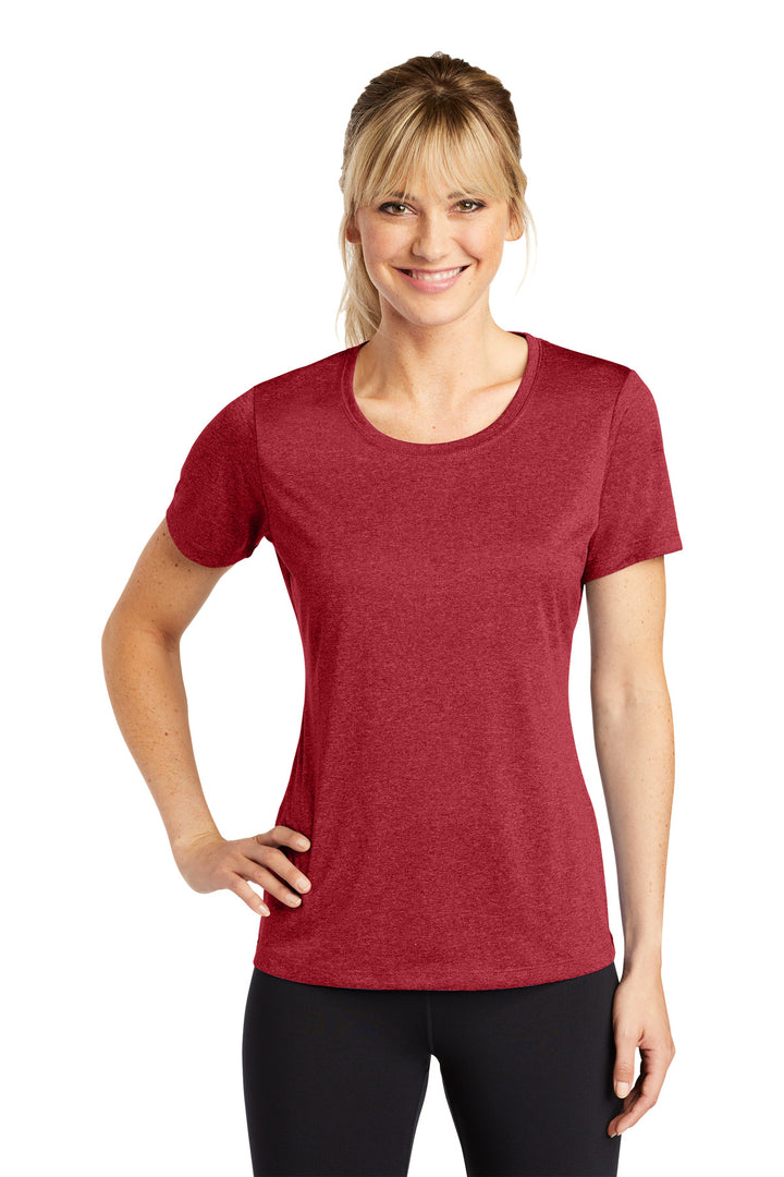 Sport-Tek¨ Ladies Heather Contender™ Scoop Neck Tee. LST360